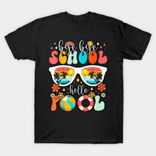 Groovy  School Pool Last Day Of School Summer T-Shirt